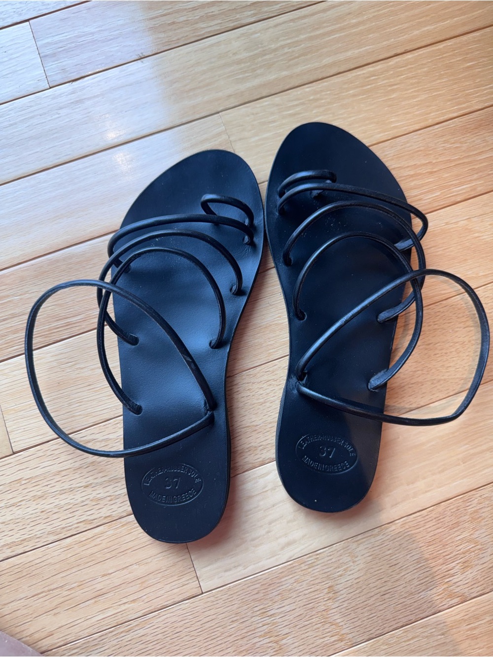 Black Strappy Women’s Sandals - Minimalist Luxe